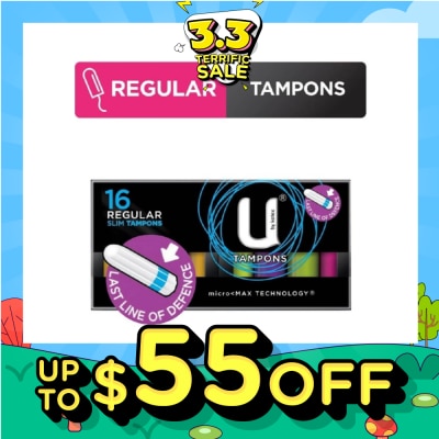 KOTEX U Tampon Slim Regular 16s