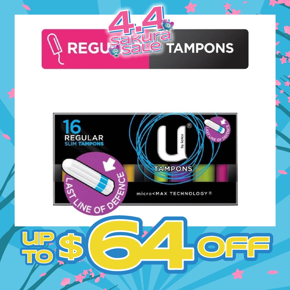 U Tampon Slim Regular 16s