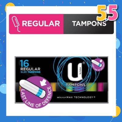 KOTEX U Tampon Slim Regular 16s