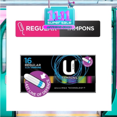 KOTEX U Tampon Slim Regular 16s image