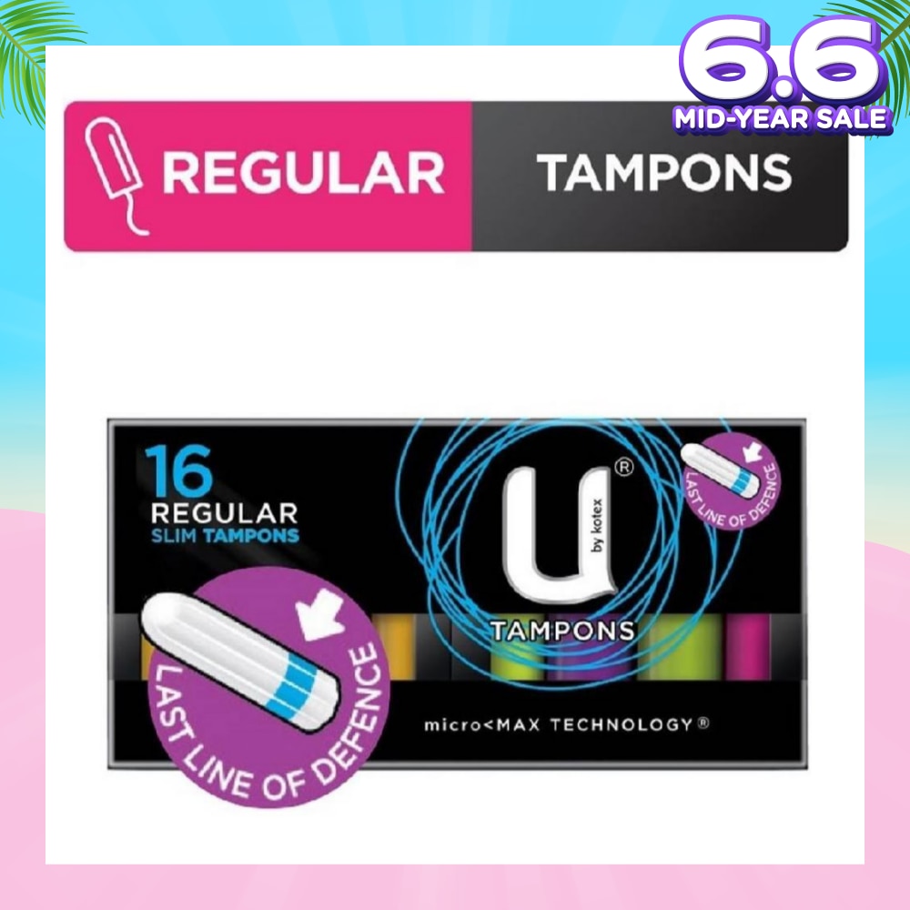 U Tampon Slim Regular 16s