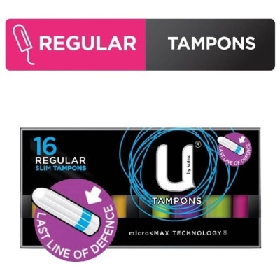 KOTEX U Tampon Slim Regular 16s