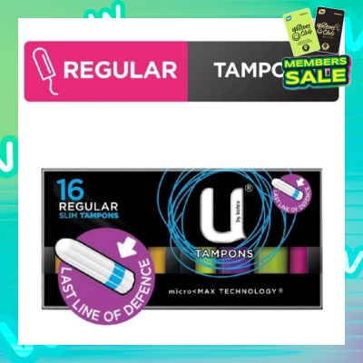 KOTEX U Tampon Slim Regular 16s