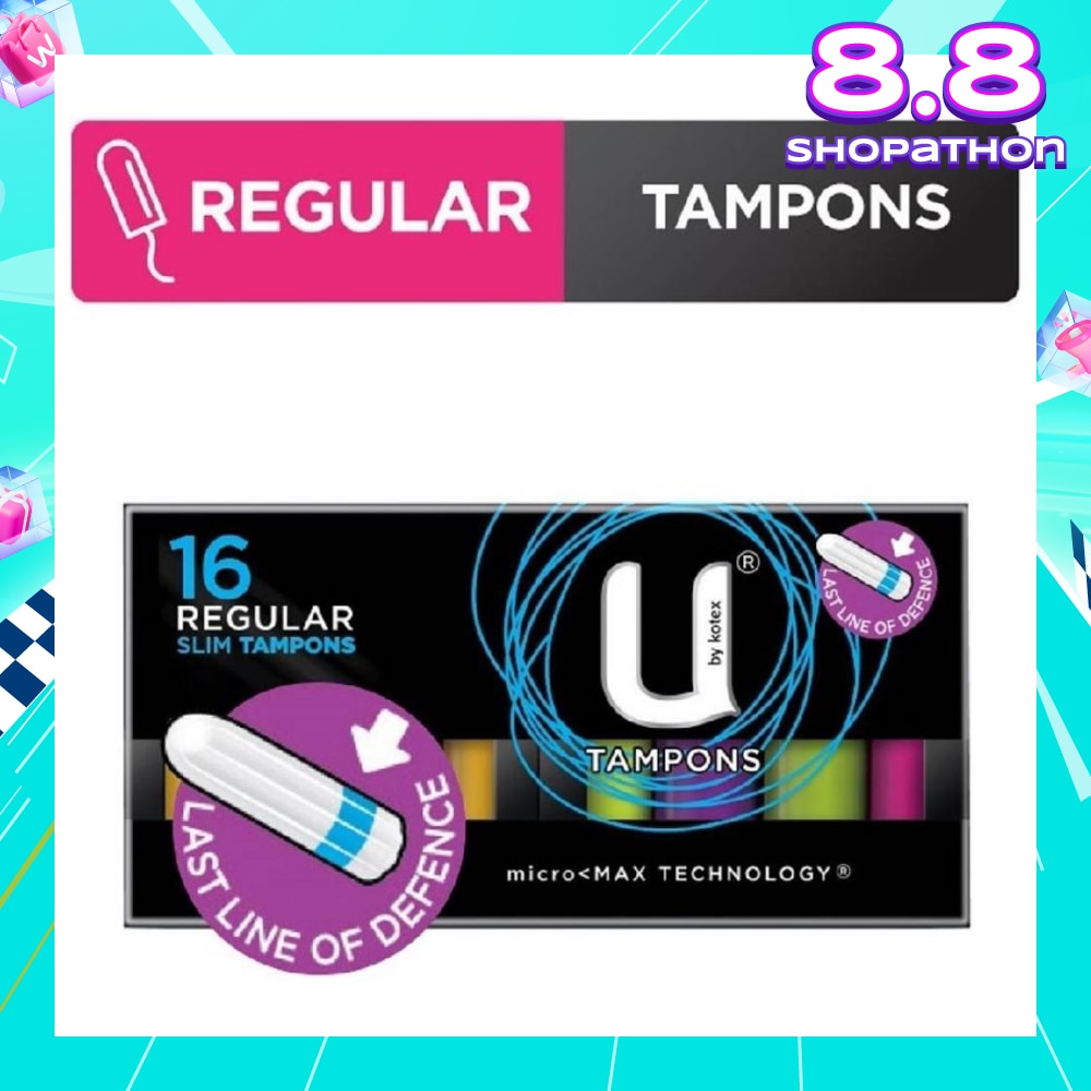 U Tampon Slim Regular 16s