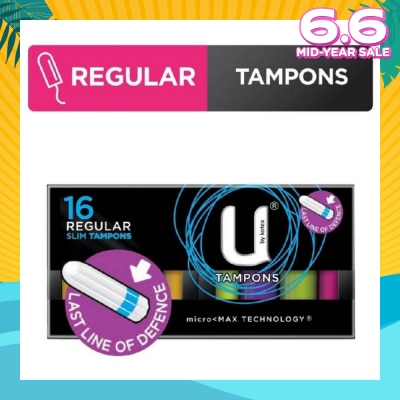 KOTEX U Tampon Slim Regular 16s