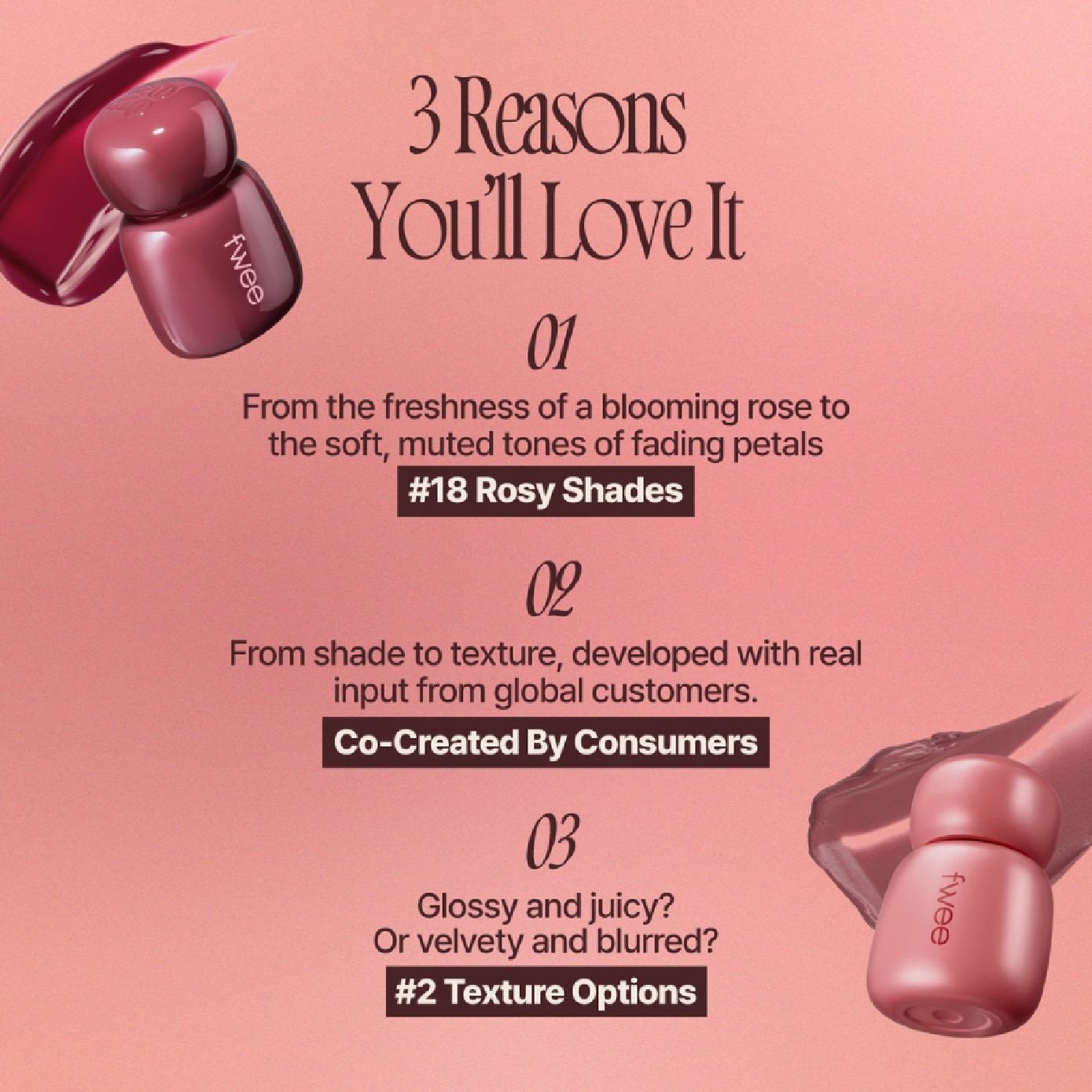 Rose Obsession Stay-Fit Glow Lip Tint #GC03 Plum Rose 3.5ml image