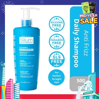 SILIUM Liscio Perfetto (Anti Frizz System Smoothing & Taming) Shampoo 500ml