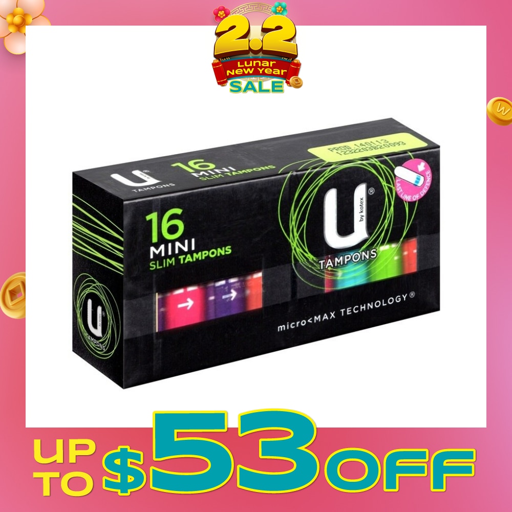 U Tampon Slim Mini 16s