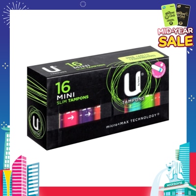 KOTEX U Tampon Slim Mini 16s