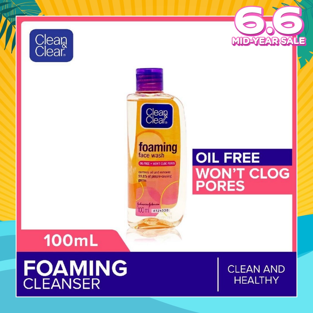 Foaming Face Wash (For Oil Control + Removes 99.8% Pimple Causing Germs) 100ml