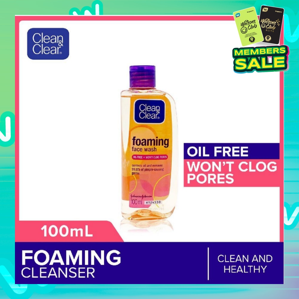 Foaming Face Wash (For Oil Control + Removes 99.8% Pimple Causing Germs) 100ml