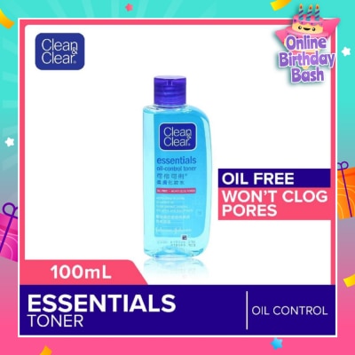 CLEAN & CLEAR Essentials Oil-Free Toner (For Oil Control) 100ml
