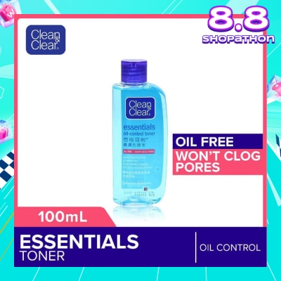 CLEAN & CLEAR Essentials Oil-Free Toner (For Oil Control) 100ml