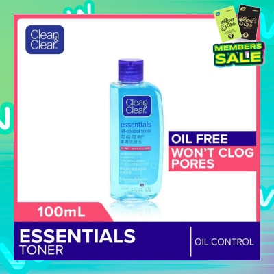CLEAN & CLEAR Essentials Oil-Free Toner (For Oil Control) 100ml