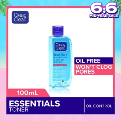 CLEAN & CLEAR Essentials Oil-Free Toner (For Oil Control) 100ml