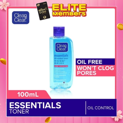 CLEAN & CLEAR Essentials Oil-Free Toner (For Oil Control) 100ml