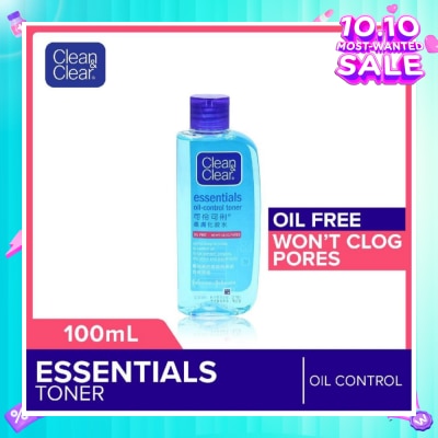 CLEAN & CLEAR Essentials Oil-Free Toner (For Oil Control) 100ml
