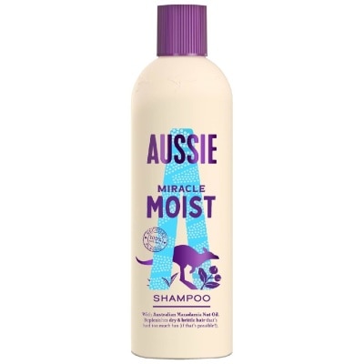 AUSSIE Miracle Moist Shampoo (Revive + Restore Dry & Damaged Hair) 300ml