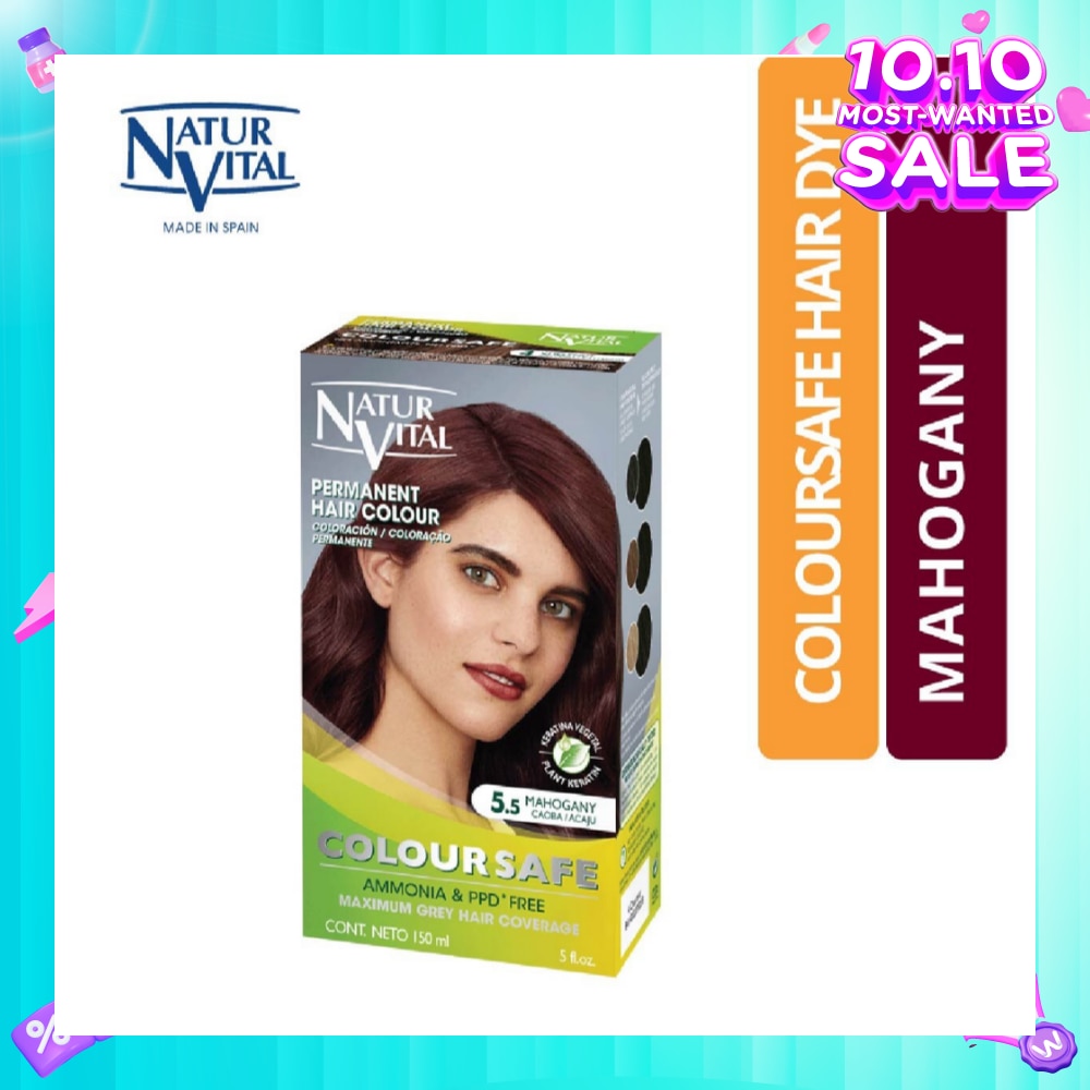 Coloursafe Permanent Hair Colour Mahogany 5.5