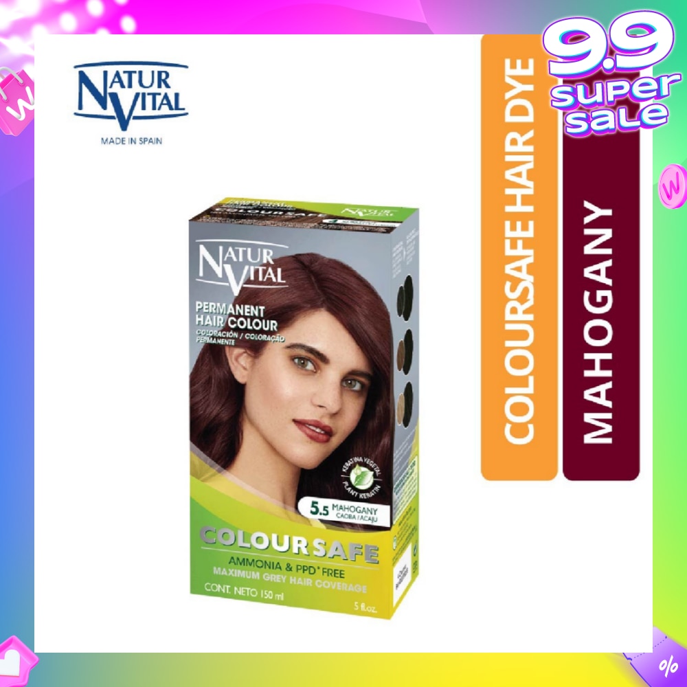 Coloursafe Permanent Hair Colour Mahogany 5.5