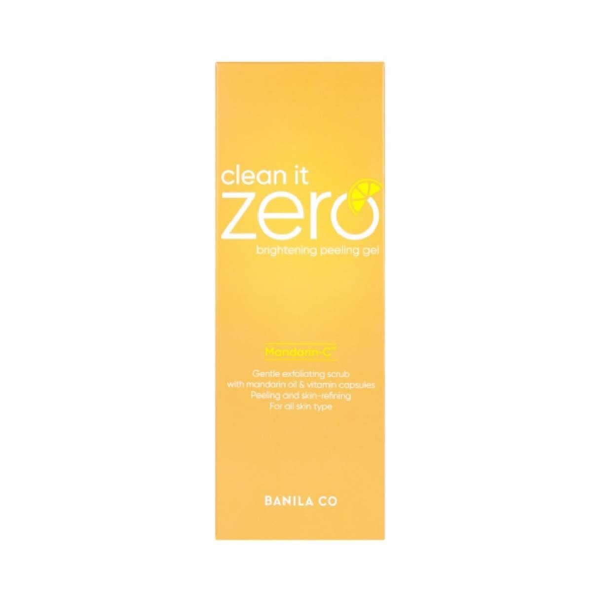 Clean it Zero Brightening Peeling Gel (Vegan + For Brighter & Softer Complexion) 120ml