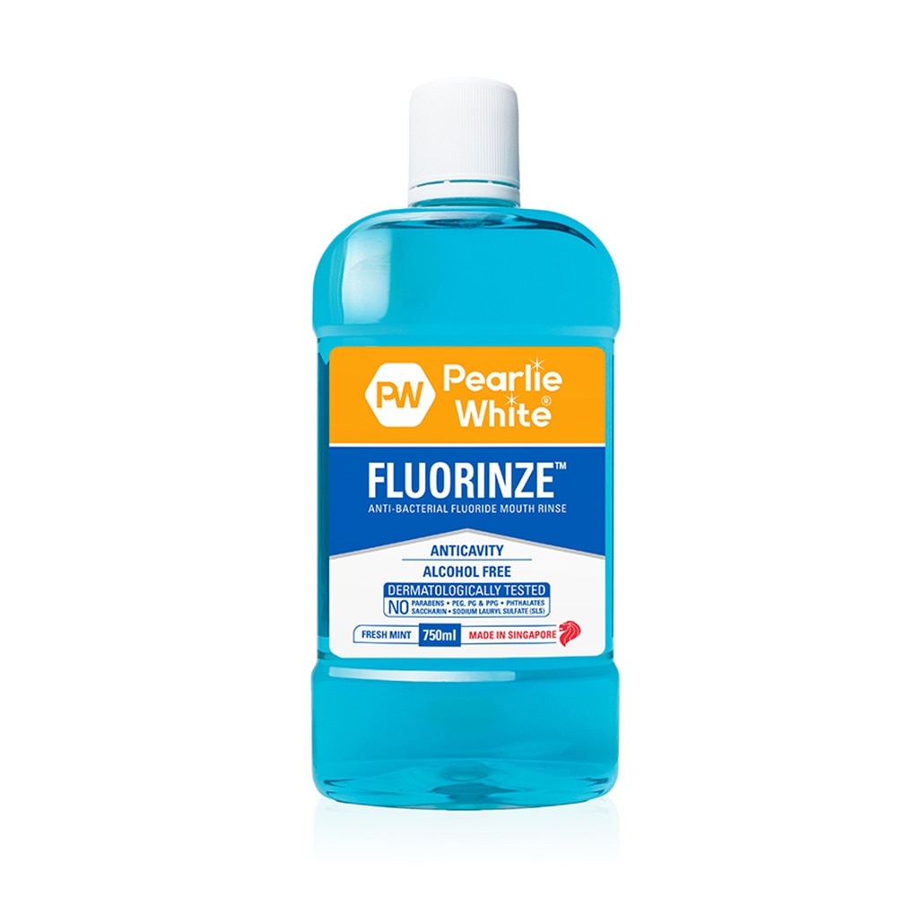Fluorinze Alcohol Free Antibacterial Fluoride Mouth Rinse 750ml
