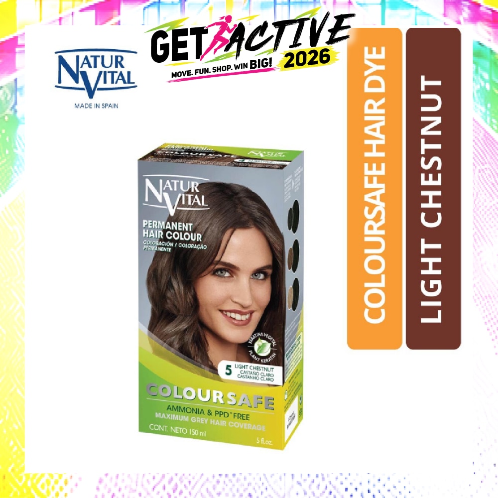 Coloursafe Permanent Hair Colour Light Chestnut 5 image