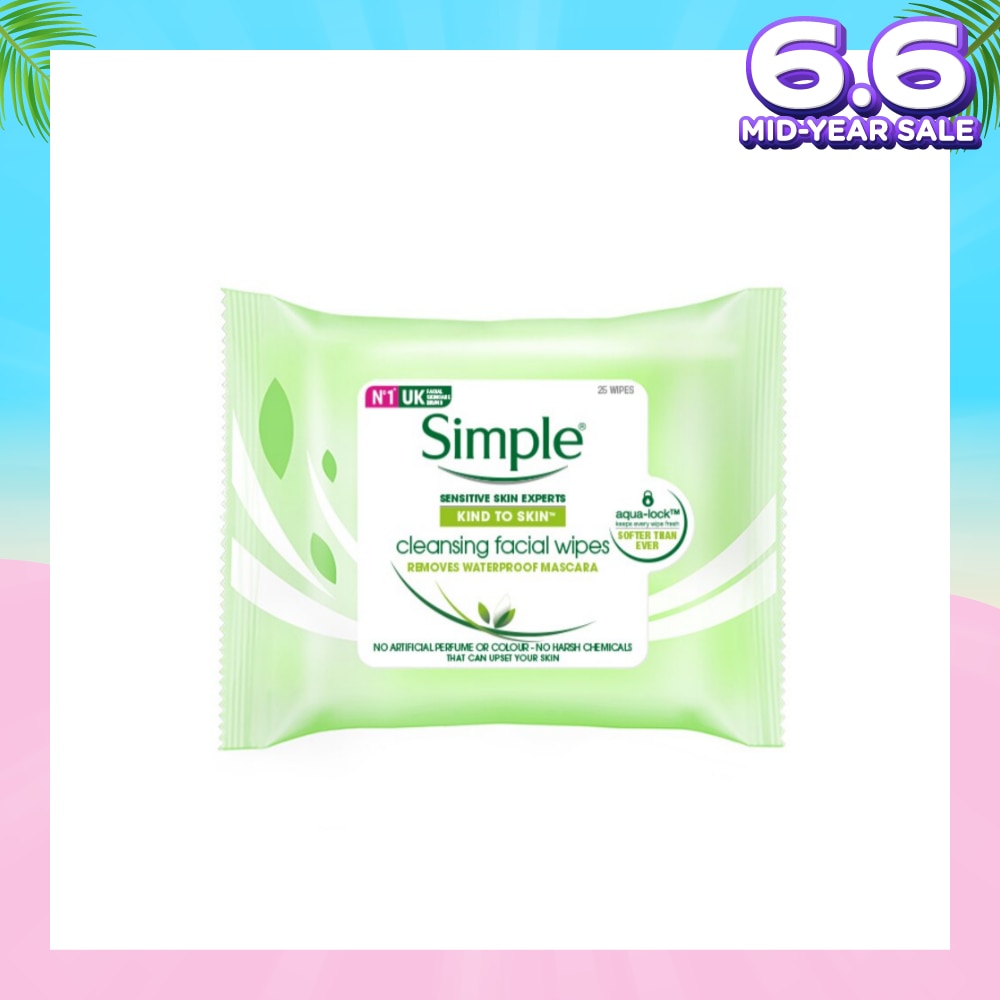 Kind to Skin Cleansing Facial Wipes 25s
