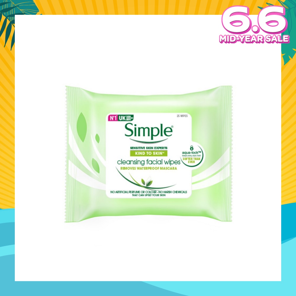 Kind to Skin Cleansing Facial Wipes 25s
