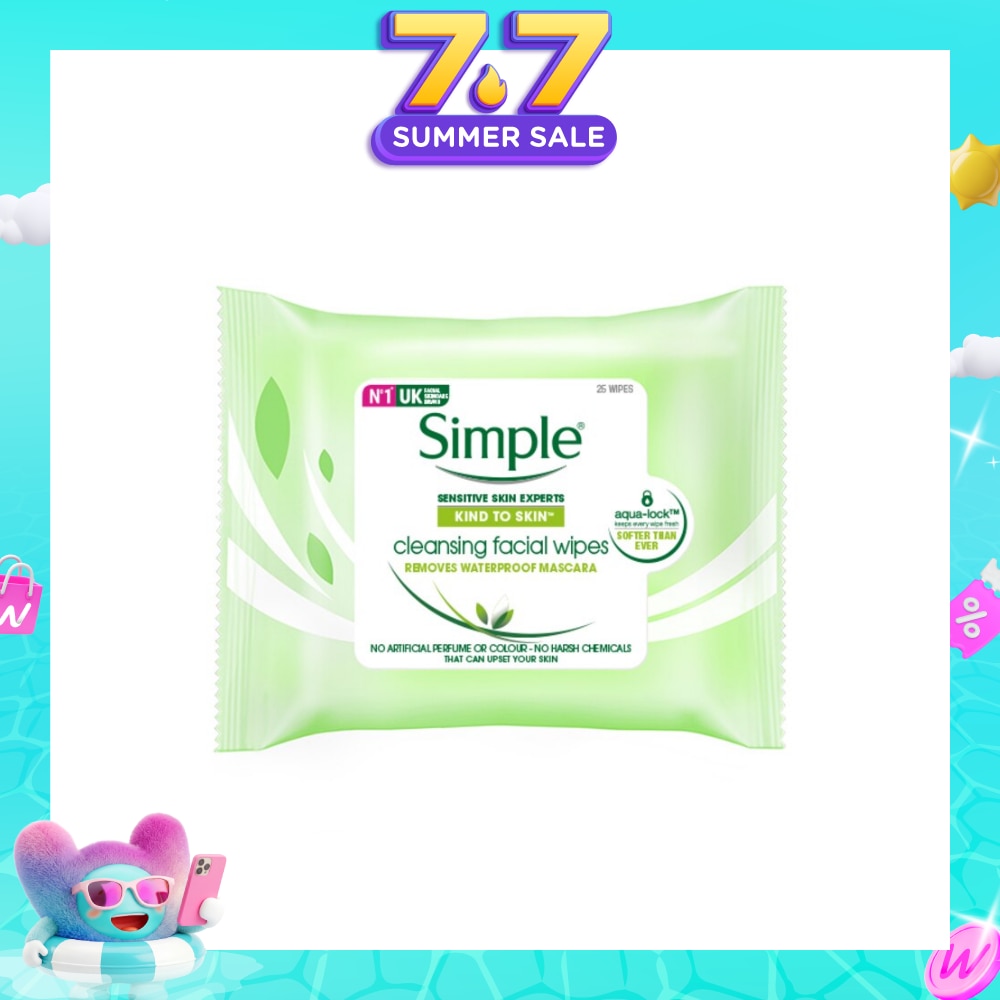 Kind to Skin Cleansing Facial Wipes 25s