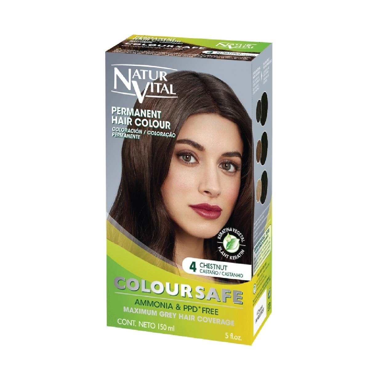 Coloursafe Permanent Hair Colour Chestnut 4