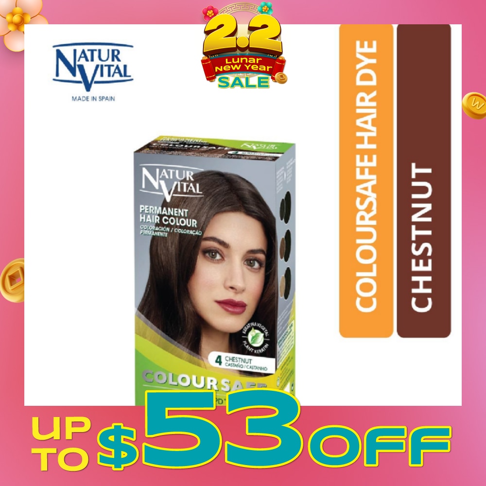 Coloursafe Permanent Hair Colour Chestnut 4