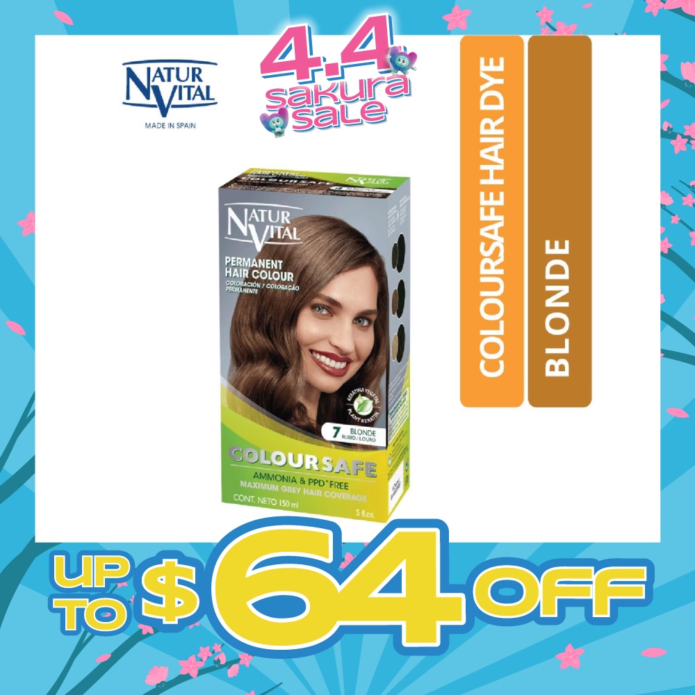 Coloursafe Permanent Hair Colour Blonde 7 150ml