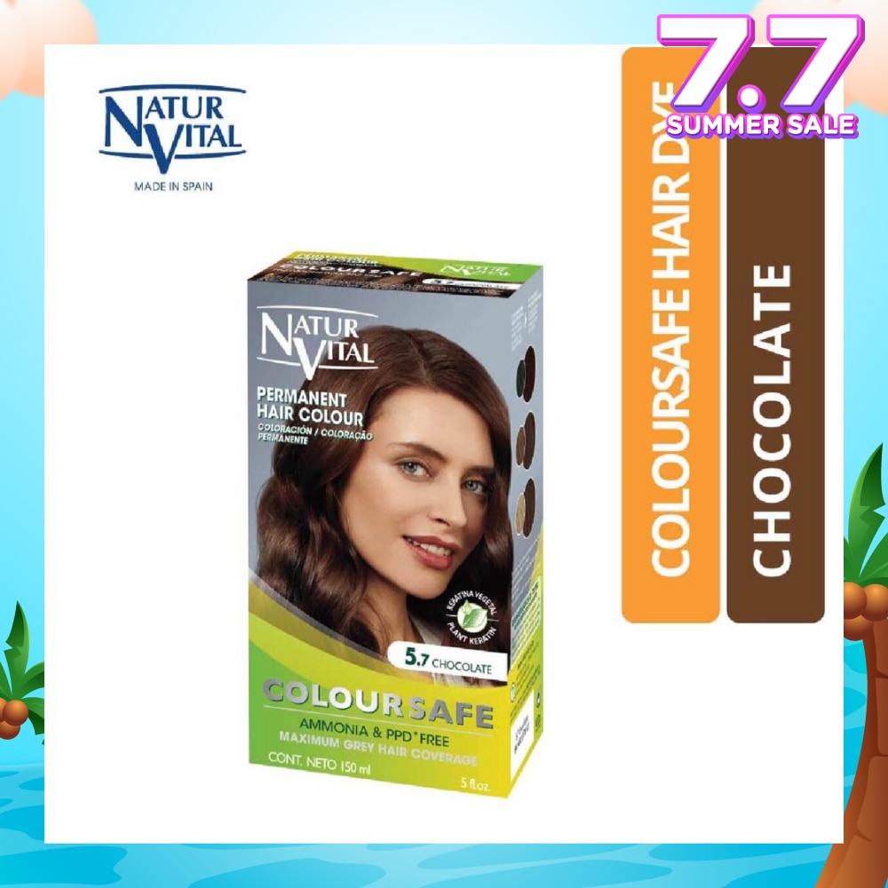 NATURVITAL Coloursafe Permanent Hair Colour Chocolate 5.7