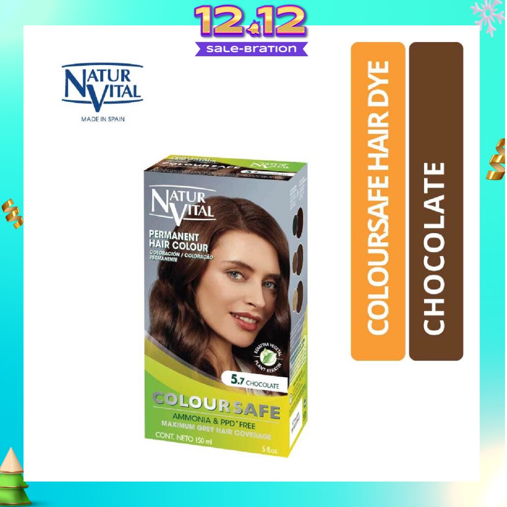 NATURVITAL Coloursafe Permanent Hair Colour Chocolate 5.7