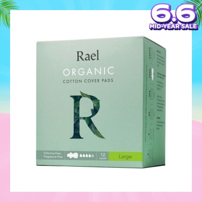 RAEL Large Pads With Organic Cotton Cover 12s