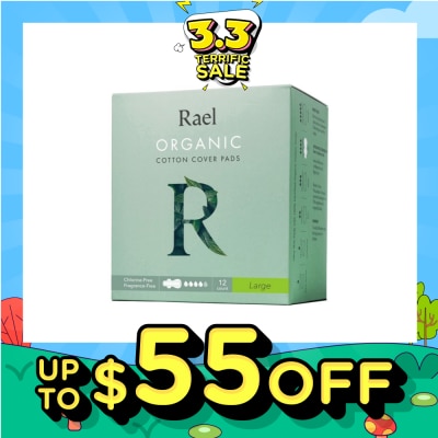 RAEL Large Pads With Organic Cotton Cover 12s