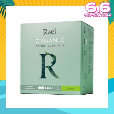 RAEL Large Pads With Organic Cotton Cover 12s