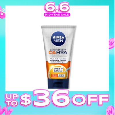 NIVEA - Men C And Hya Whip Foam (Vit C with Hyaluron) 100ml