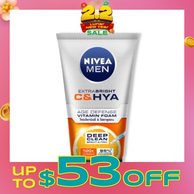 NIVEA Men C And Hya Whip Foam (Vit C with Hyaluron) 100ml