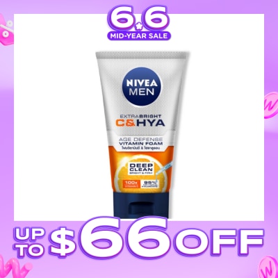 NIVEA - Men C And Hya Whip Foam (Vit C with Hyaluron) 100ml
