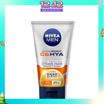 NIVEA Men C And Hya Whip Foam (Vit C with Hyaluron) 100ml