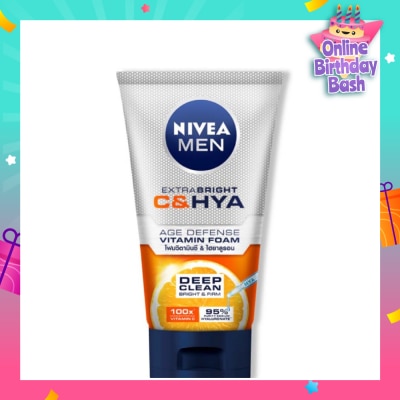 NIVEA Men C And Hya Whip Foam (Vit C with Hyaluron) 100ml