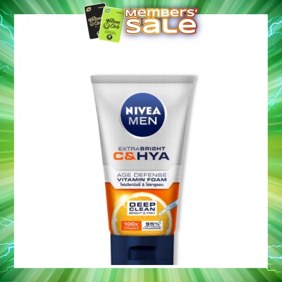 NIVEA - Men C And Hya Whip Foam (Vit C with Hyaluron) 100ml