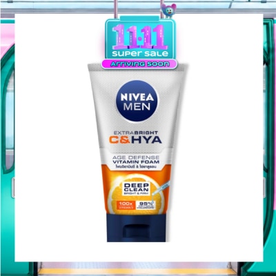 NIVEA Men C And Hya Whip Foam (Vit C with Hyaluron) 100ml image
