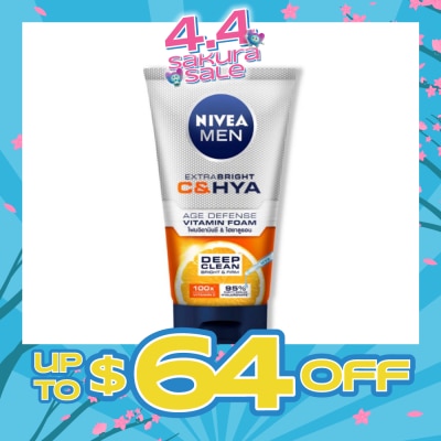 NIVEA - Men C And Hya Whip Foam (Vit C with Hyaluron) 100ml