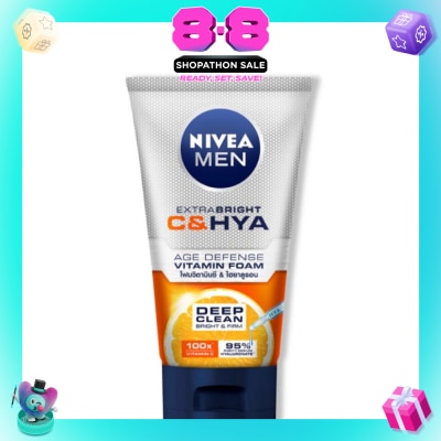 NIVEA - Men C And Hya Whip Foam (Vit C with Hyaluron) 100ml