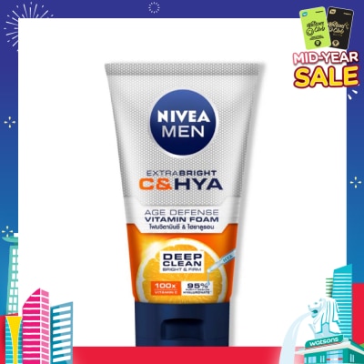 NIVEA Men C And Hya Whip Foam (Vit C with Hyaluron) 100ml
