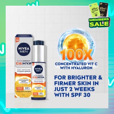NIVEA Men C And Hya Serum (Spf 30) 45ml