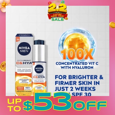 NIVEA Men C And Hya Serum (Spf 30) 45ml (Expiry: Jul`2026)